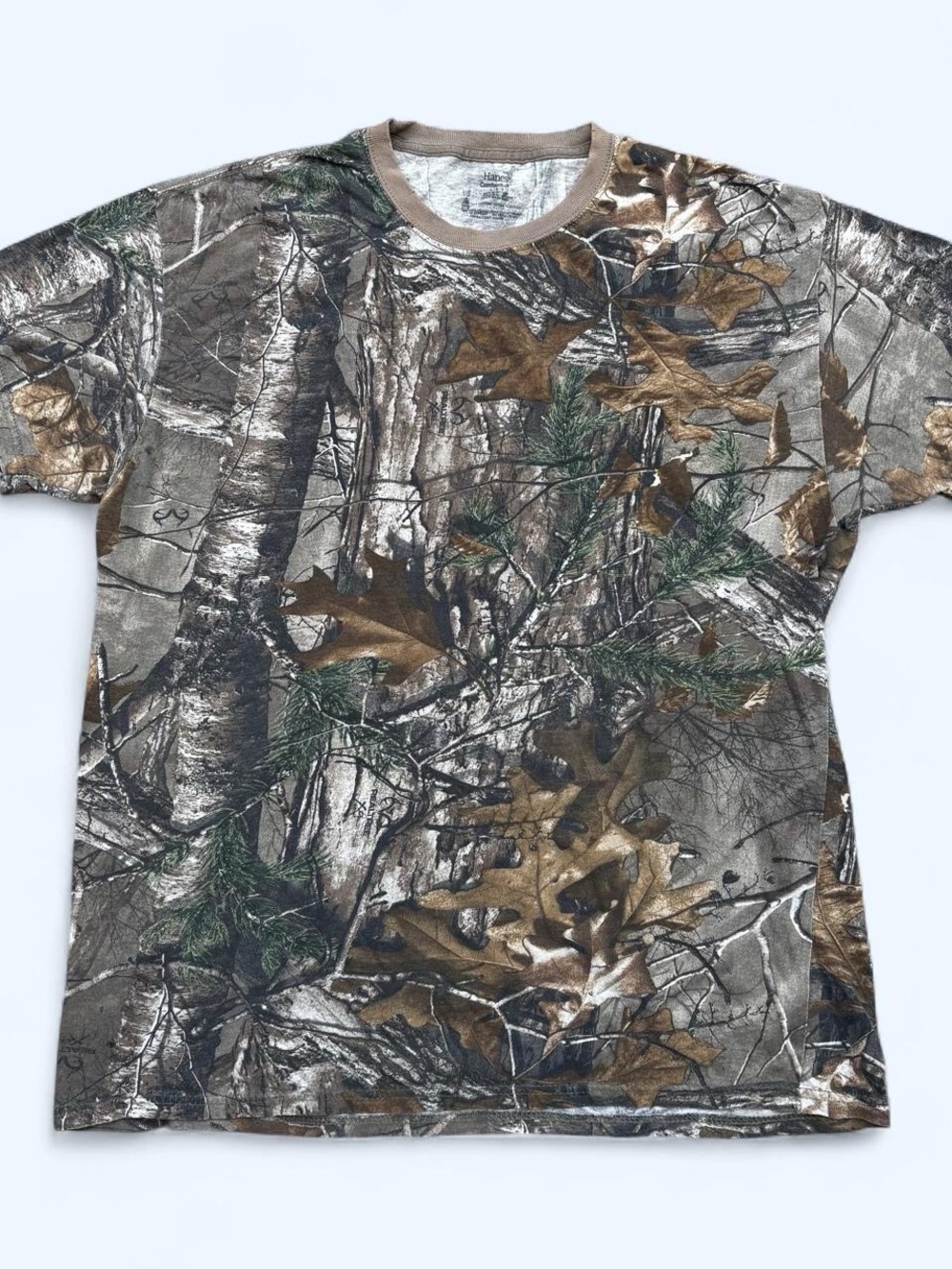 Hanes Realtree Camo All Over Print T Shirt Large Hunting Outdoors
